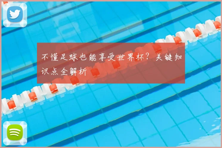 不懂足球也能享受世界杯？关键知识点全解析