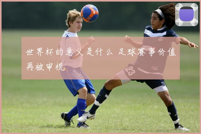 世界杯的意义是什么 足球赛事价值再被审视