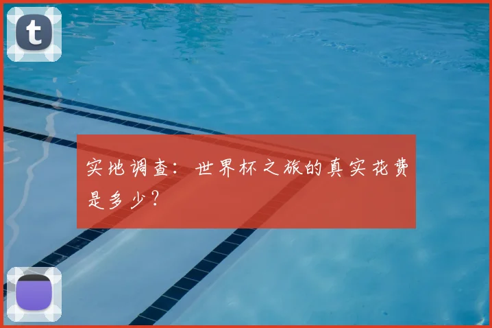 实地调查：世界杯之旅的真实花费是多少？
